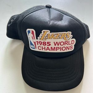 1985 Lakers Championship hat